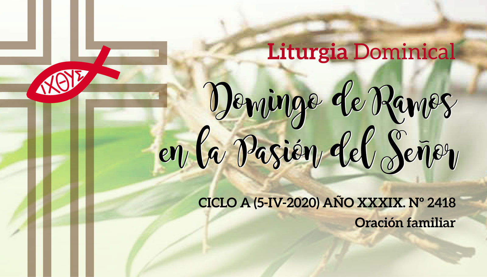 tribu alma sector Diócesis de Palencia - Domingo de Ramos en familia. Semana Santa en casa