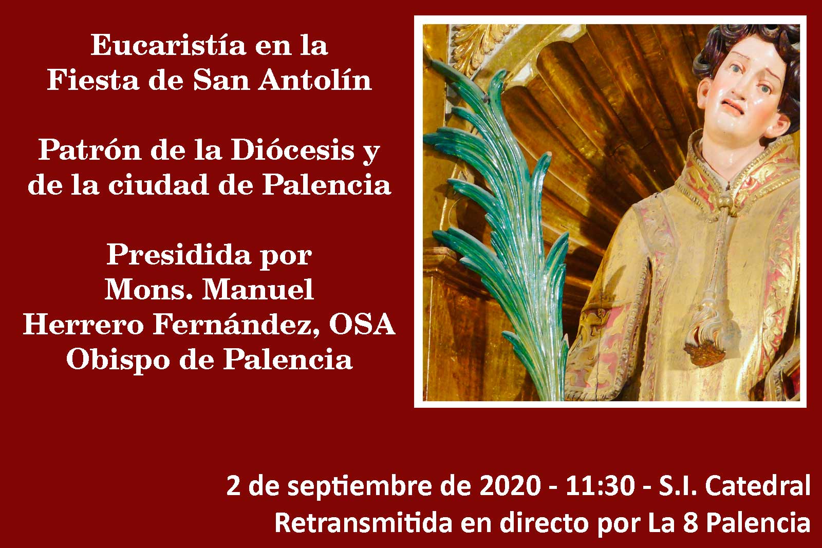 Eucaristía en la Fiesta de San Antolín