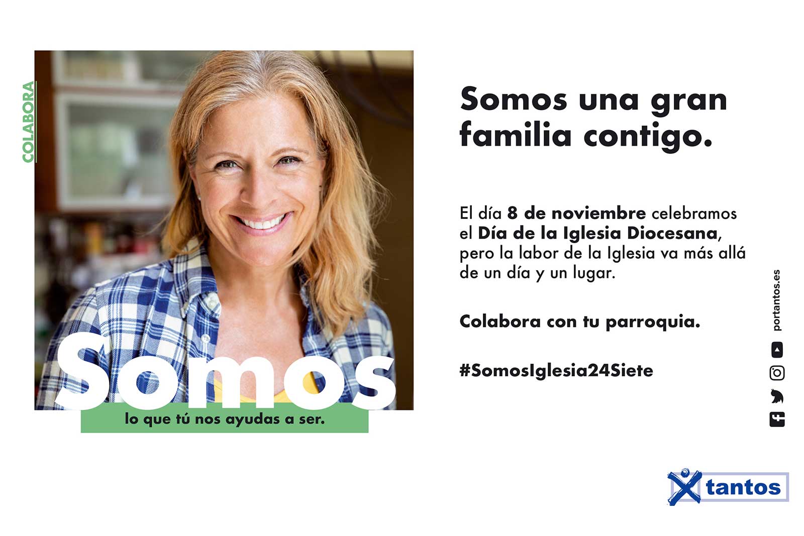 "Somos lo que nos ayudas a ser". Día de la Iglesia Diocesana