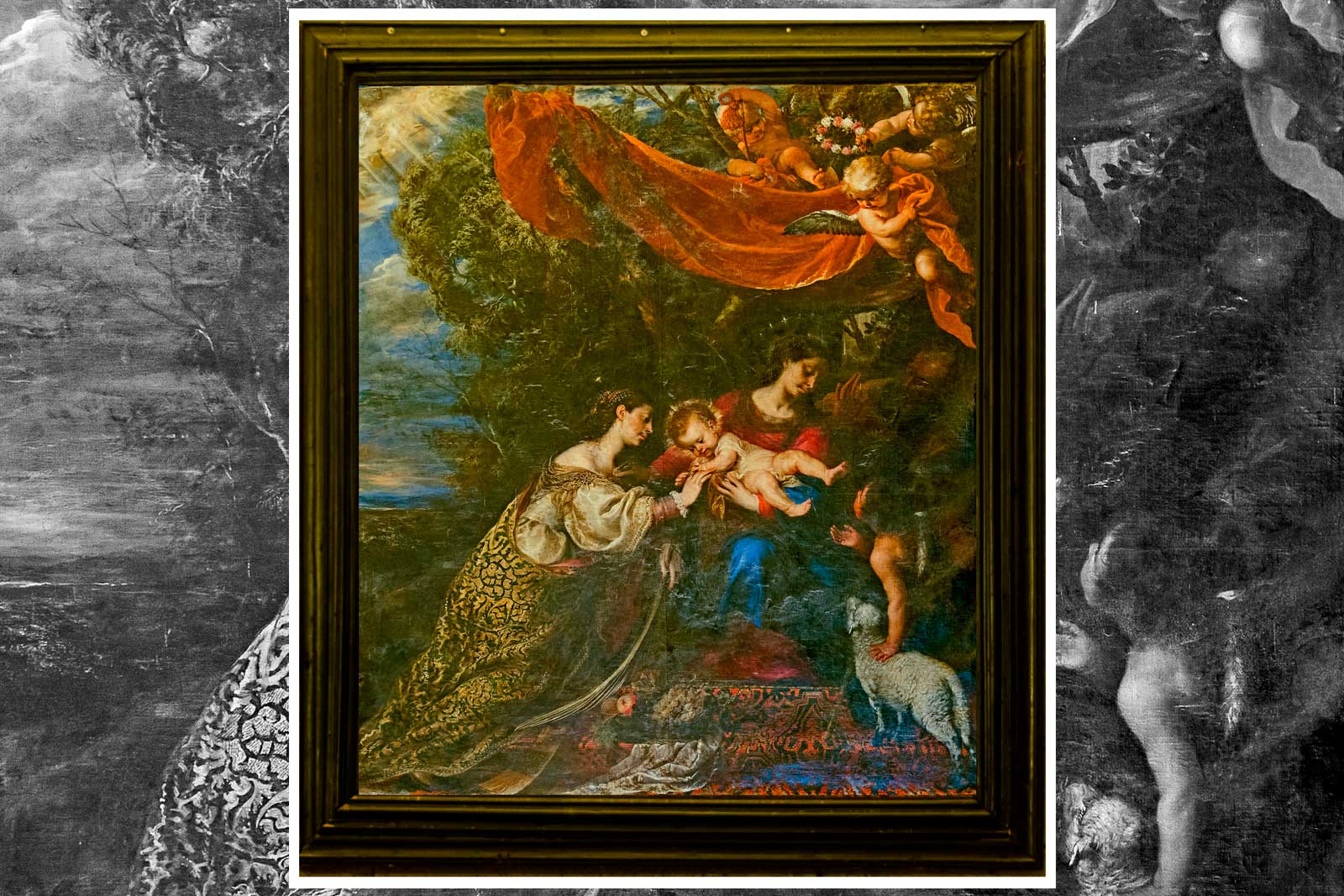Una pintura de la Catedral participa en la exposición de Mateo Cerezo en Burgos