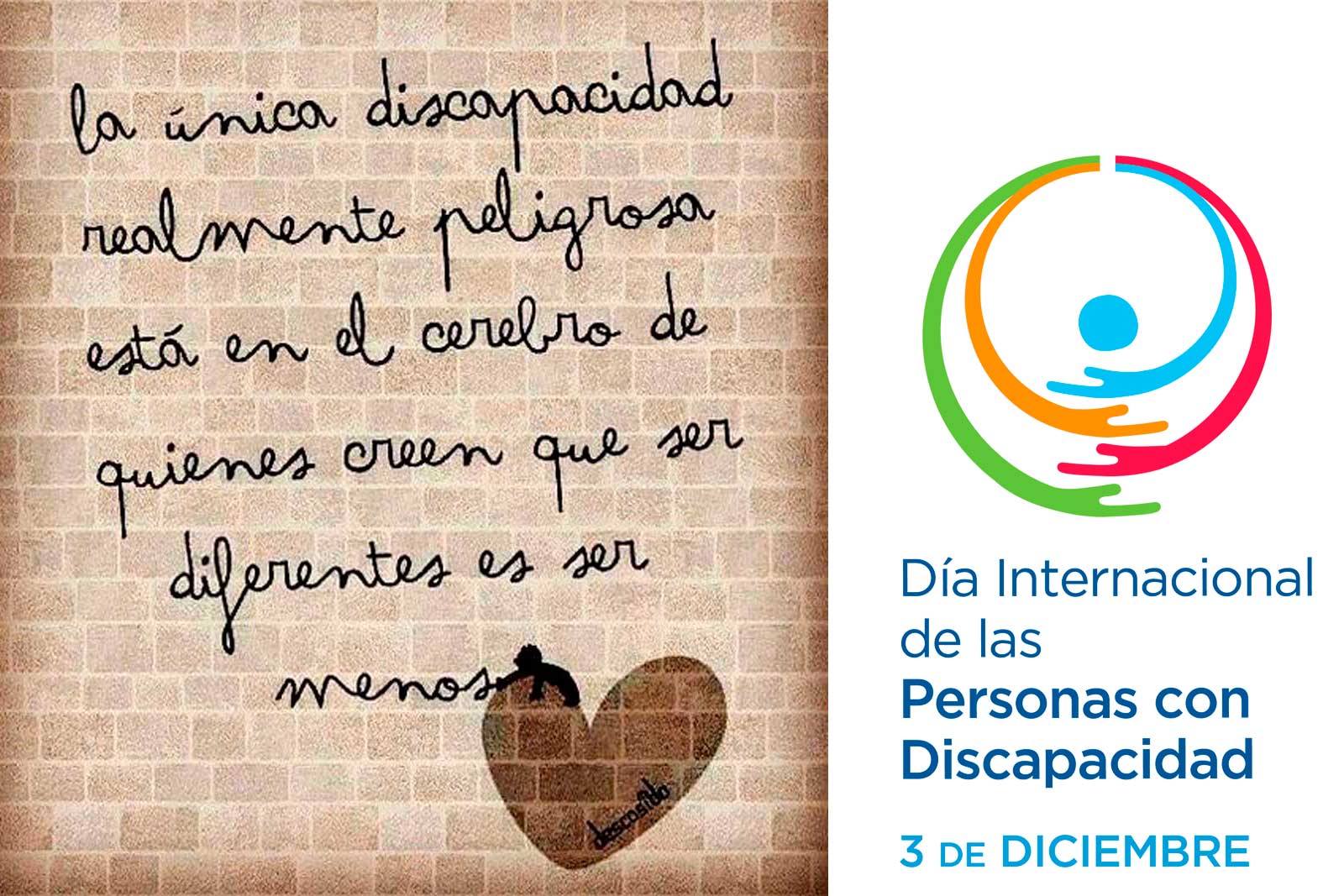 Celebramos el Día Internacional de las Personas con Discapacidad