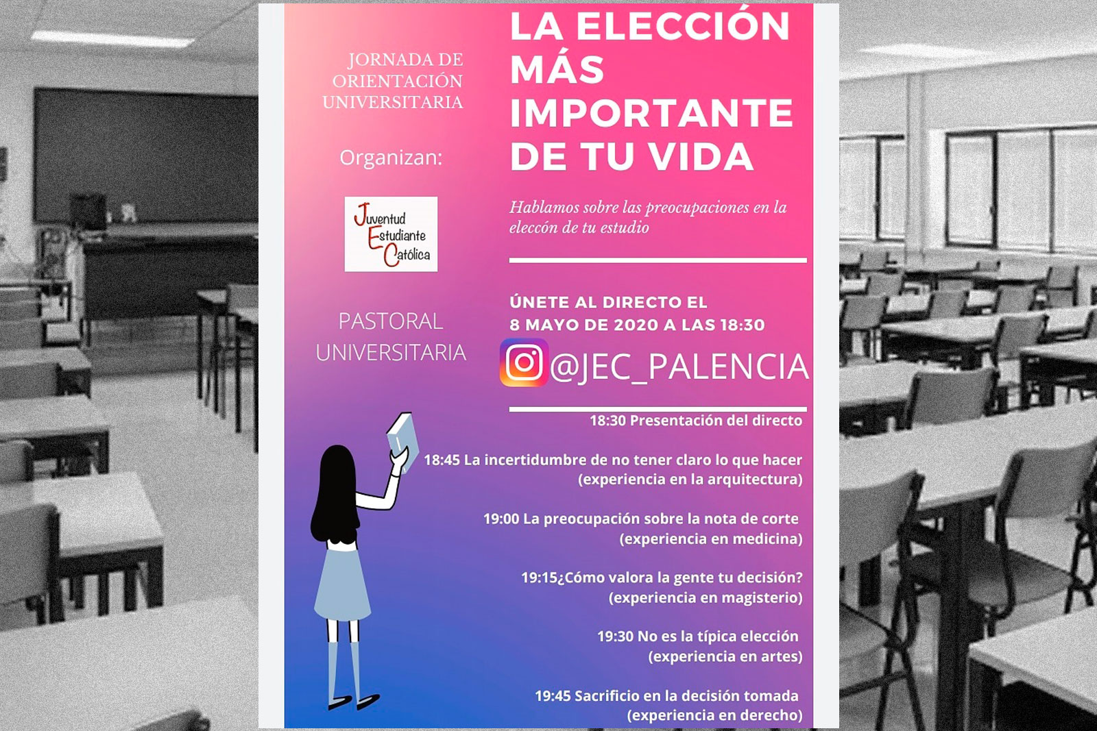 Jornada de Orientación Universitaria. La elección más importante de tu vida