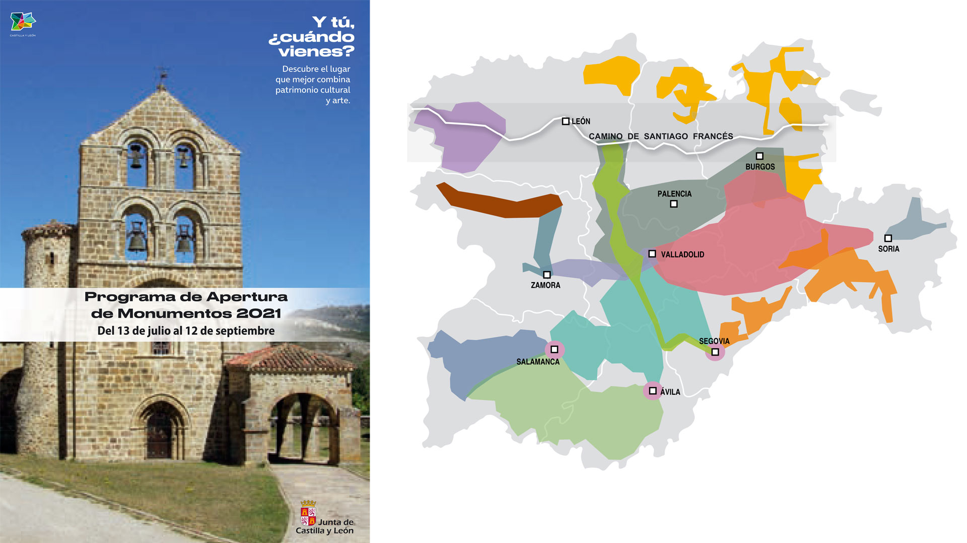 Apertura de monumentos en colaboración con la Junta de Castilla y León