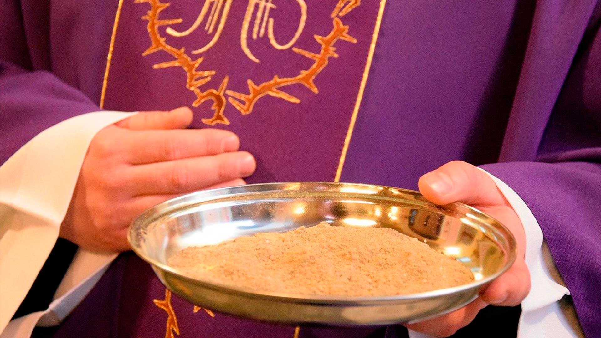 Se adapta el rito de las cenizas por causa de la pandemia