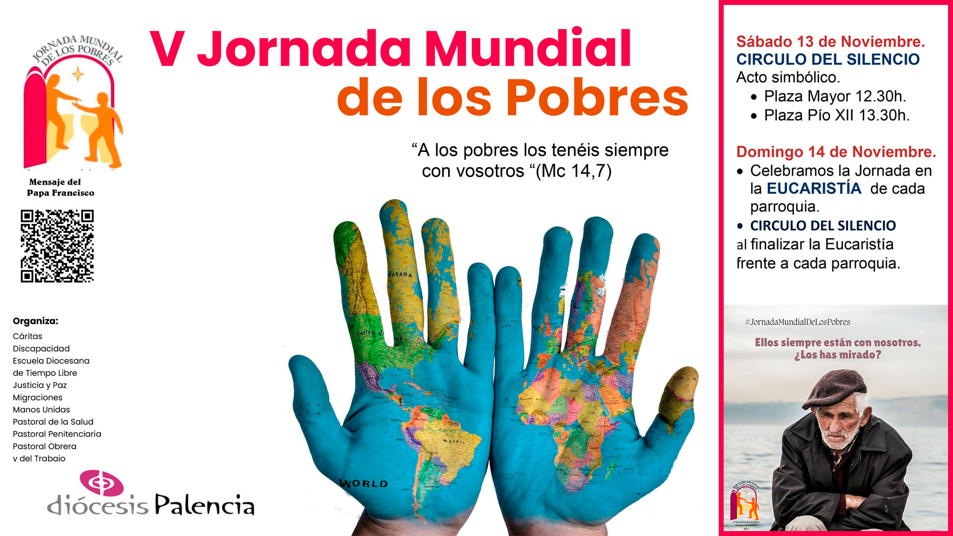 «A los pobres les tenéis siempre con vosotros». Comunicado de la Delegación de Pastoral Socio-Caritativa