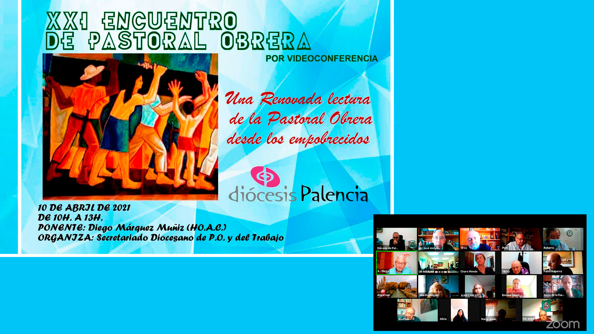 Crónica del XXI Encuentro de Pastoral Obrera de la Diócesis de Palencia