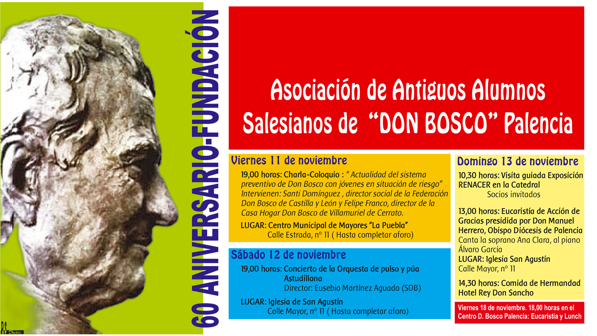 El Centro Don Bosco de la capital palentina cumple 60 años