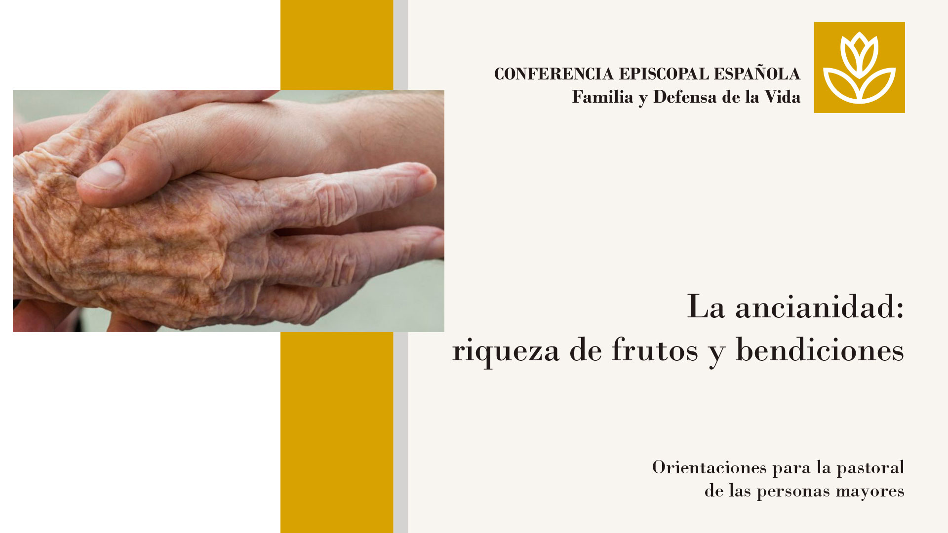 La ancianidad: riqueza de frutos y bendiciones