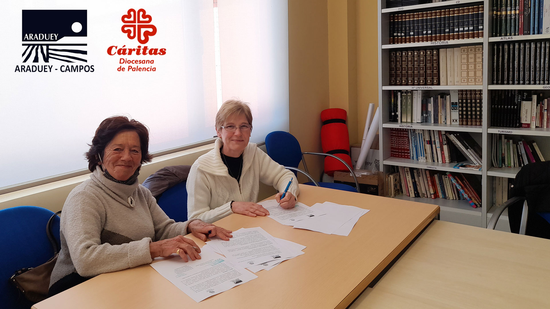 Convenio entre “Insertando Ilusión” -iniciativa de Cáritas Diocesana- y Araduey-Campos