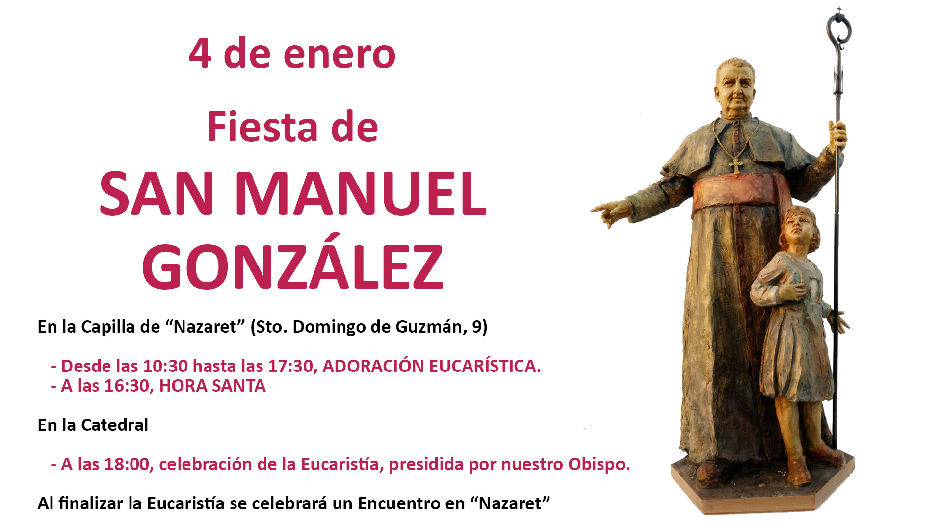 4 de enero: San Manuel González