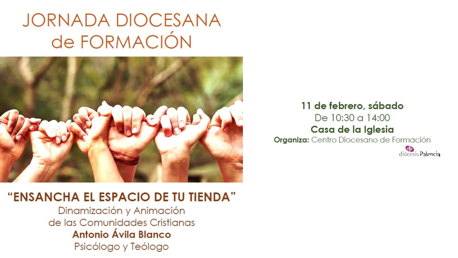 “Ensancha el espacio de tu tienda” – Jornada Diocesana de Formación