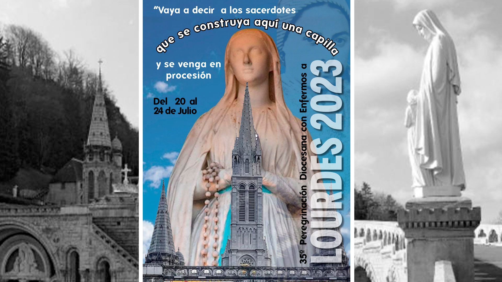 Peregrinación con enfermos a Lourdes 2023