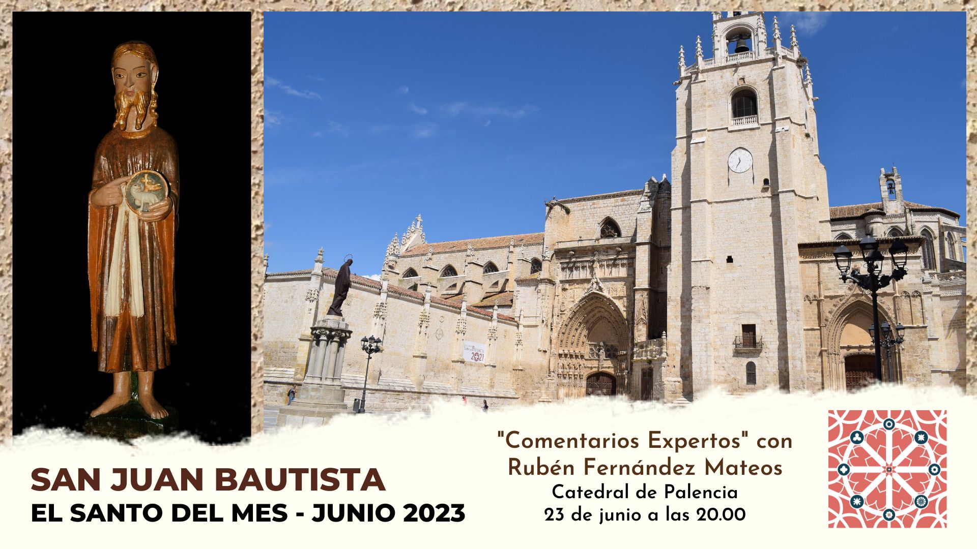 Arrancan los “Comentarios Expertos” en “el Santo del Mes” de la Catedral de Palencia