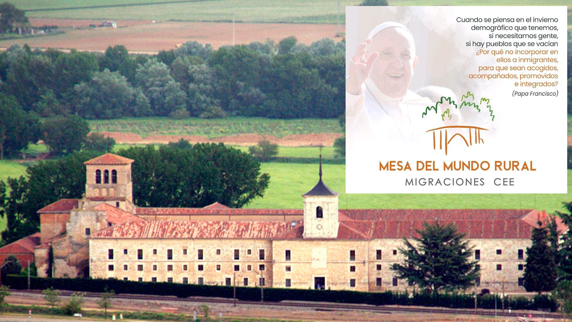 Agradecimiento del Departamento de Migraciones de la CEE a la abadía cisterciense de San Isidro de Dueñas