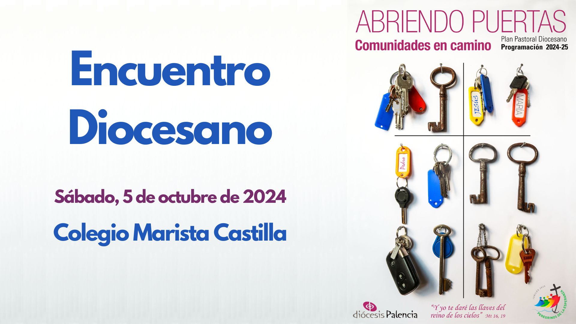 5 de octubre: Encuentro Diocesano de Inicio de Curso