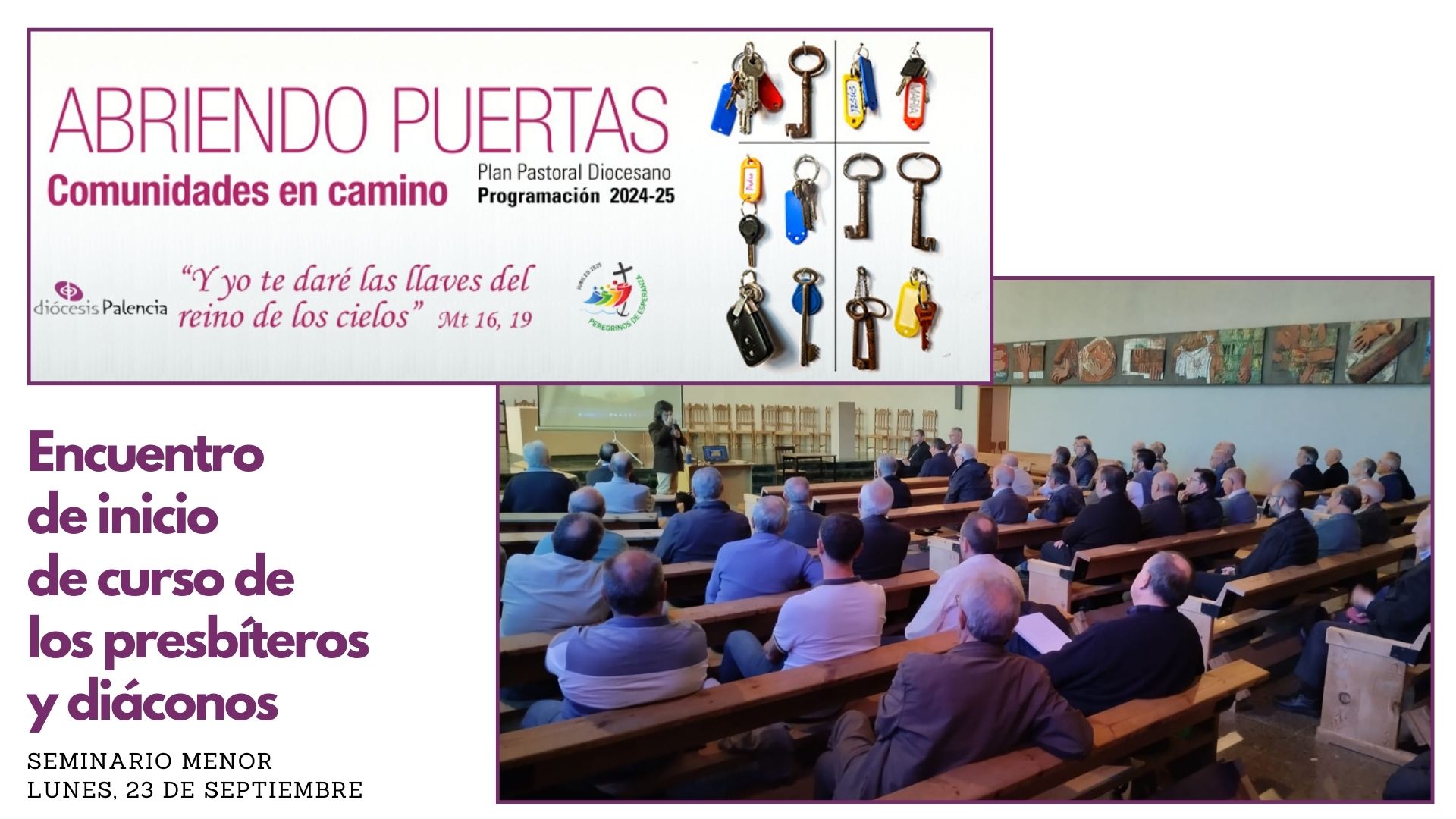 Encuentro de inicio de curso de los presbíteros y diáconos