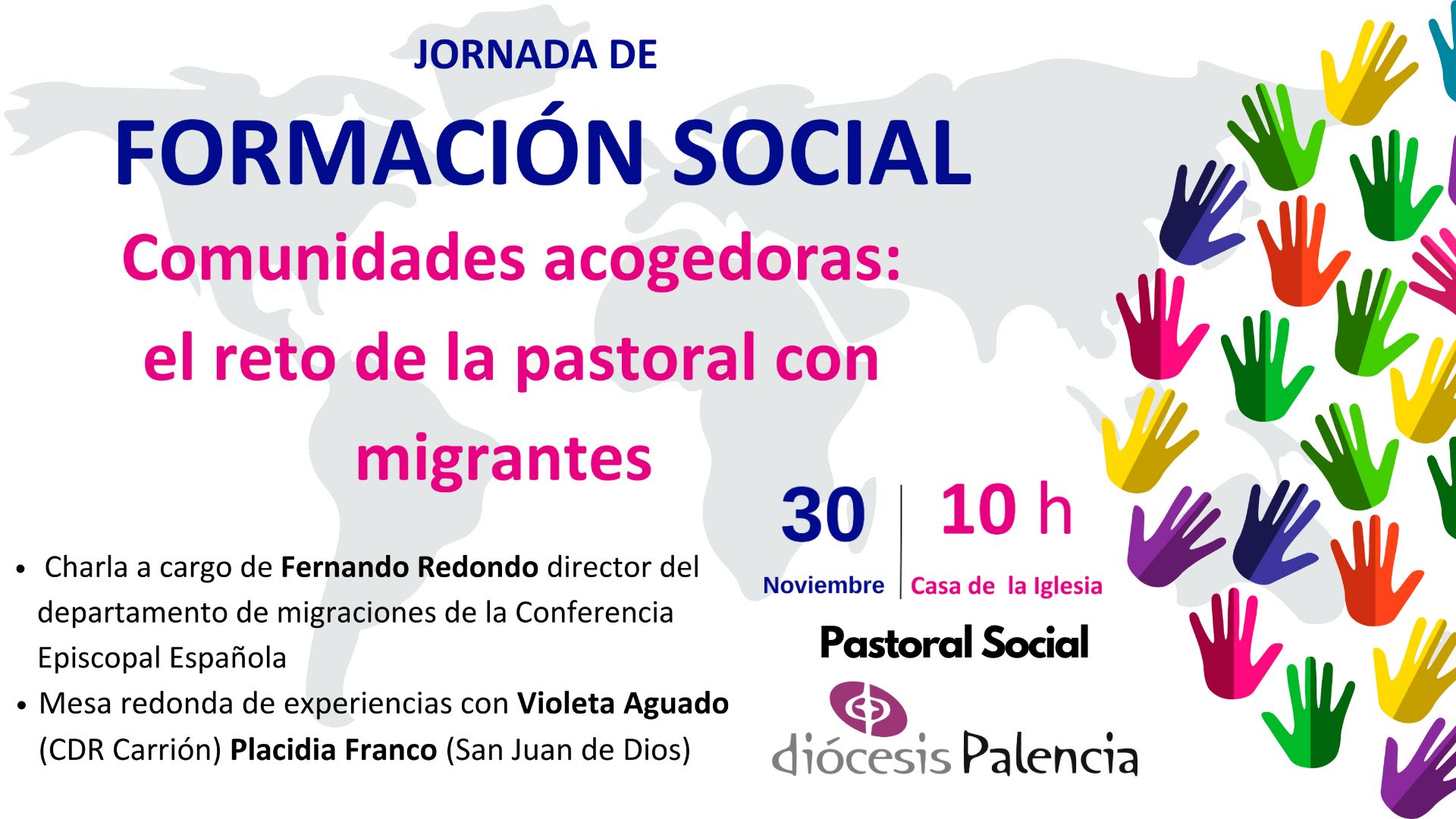 “El reto de la pastoral con migrantes”: Jornada de Formación Social