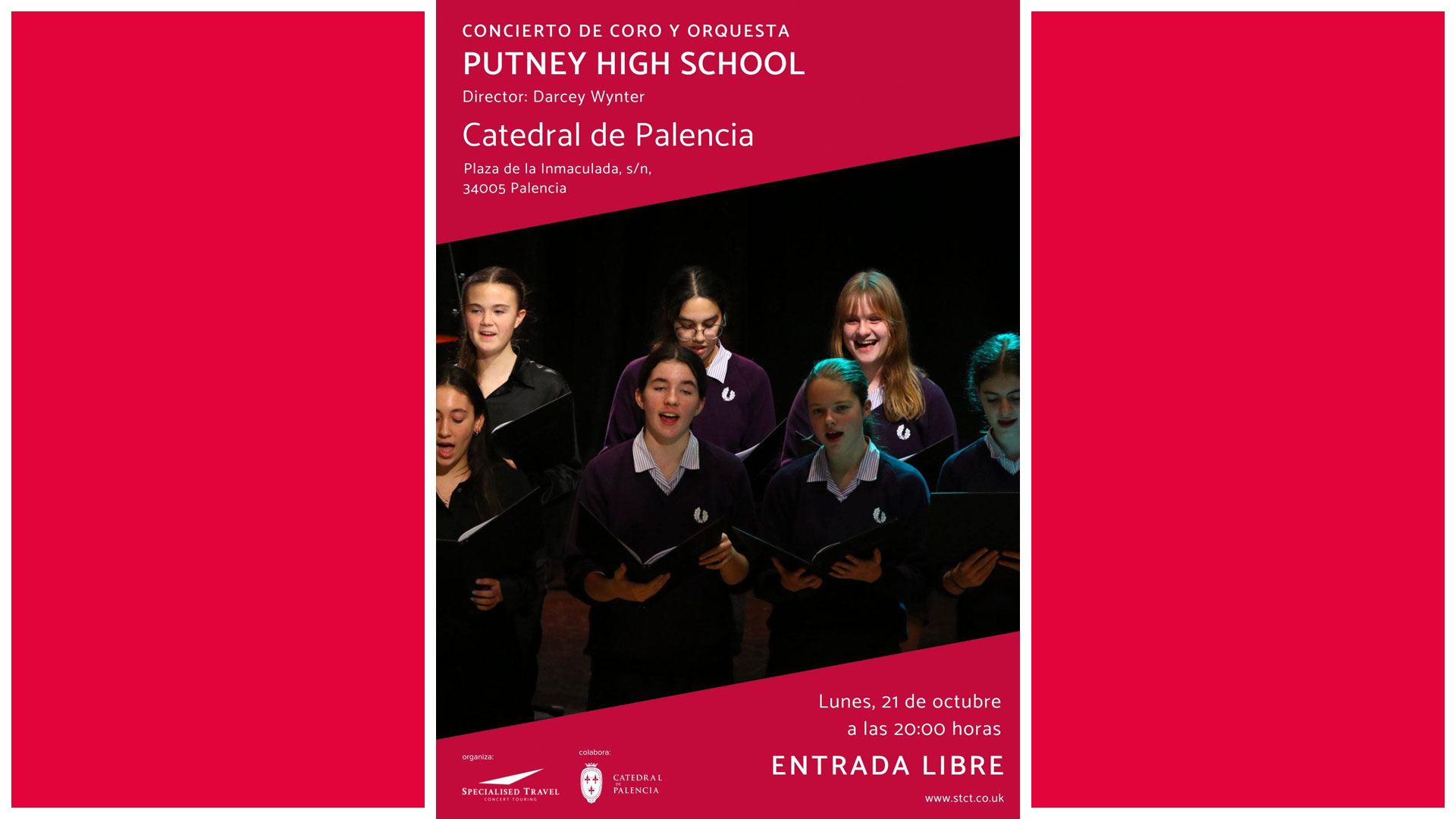 Concierto del Coro y Orquesta de la Putney High School en la Catedral
