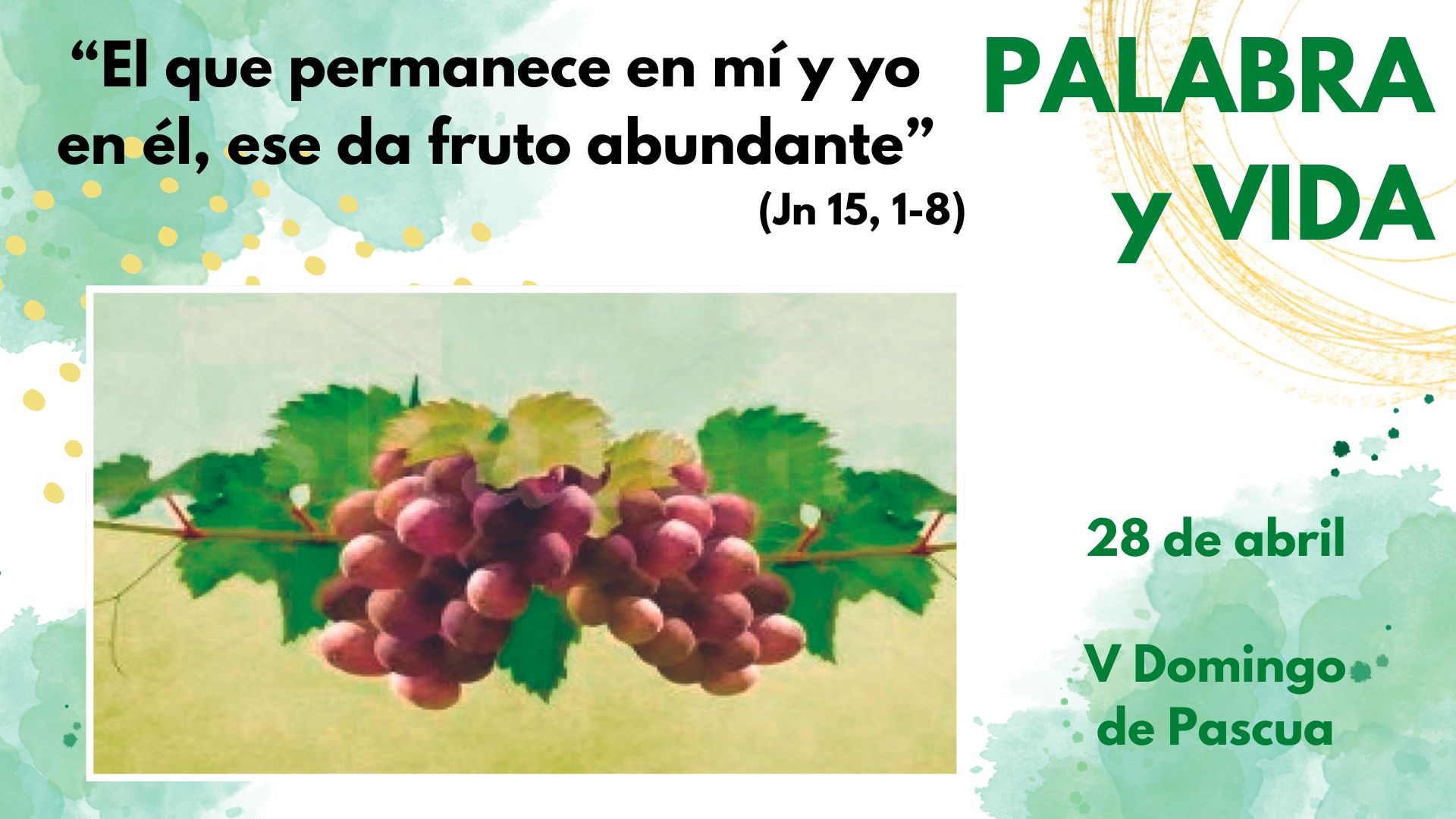 Palabra y Vida - Permanecer unidos para que ser fructíferos