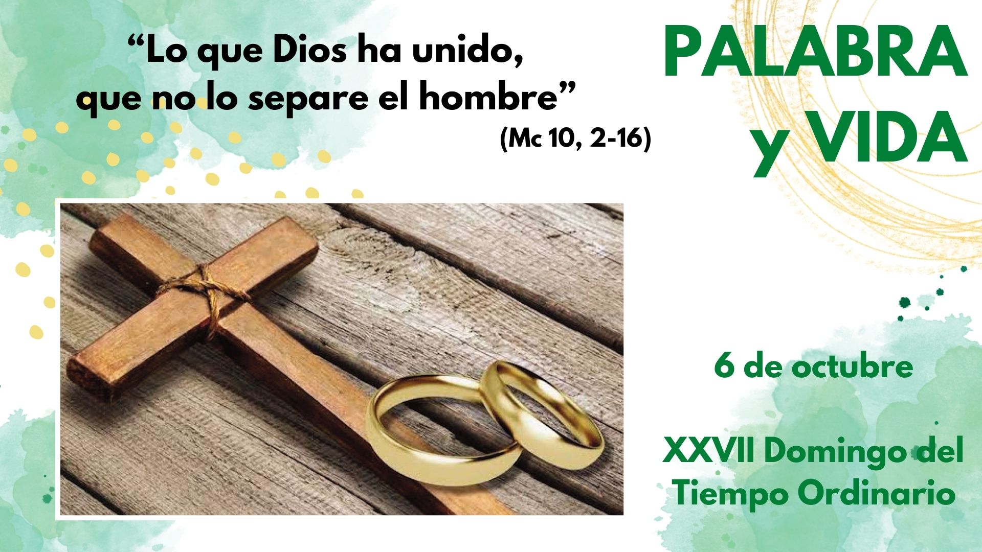 Palabra y Vida - El Proyecto de Amor sigue siendo la propuesta