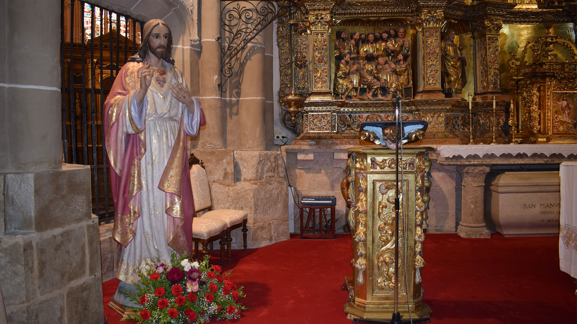 El Sagrado Corazón de Jesús en la Catedral de Palencia