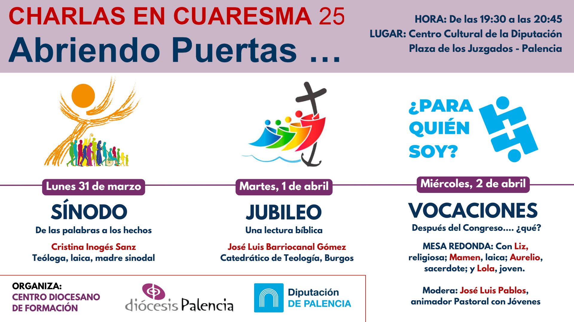 “Abriendo puertas…”. Charlas en Cuaresma 25