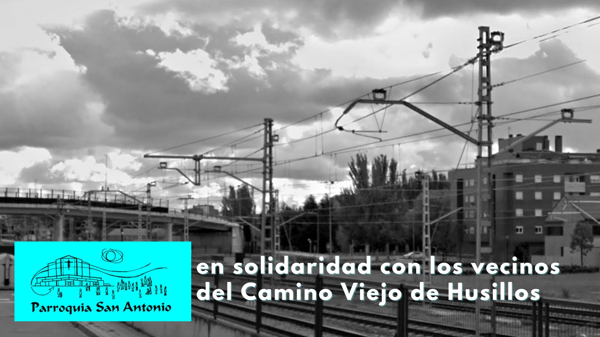 La parroquia de San Antonio se solidariza con sus vecinos del Camino Viejo de Husillos