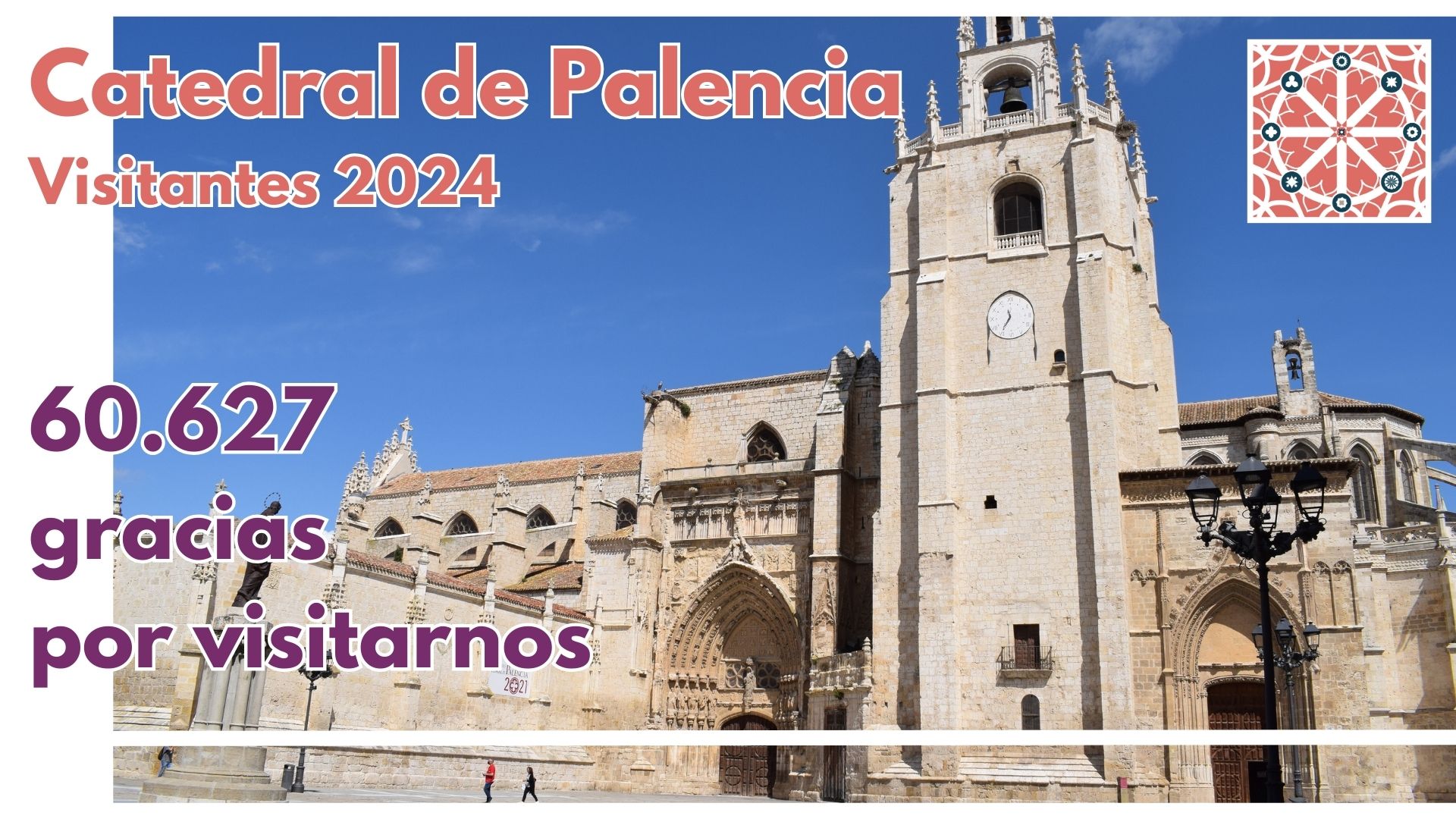 La Catedral de Palencia por primera vez supera los 60.000 visitantes