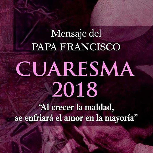 “Al crecer la maldad, se enfriará el amor en la mayoría”